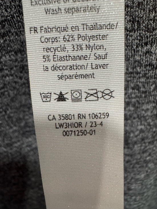 Lululemon License to Train Classic-Fit
Long-Sleeve Shirt Heathered Black Sz 10 - Picture 6 of 10